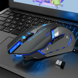 Discover the Future of Gaming with Our Wireless Charging Silent Luminous Mechanical Mouse