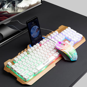 Upgrade Your Workspace with the T21 Backlit Computer Keyboard and Mouse Combo