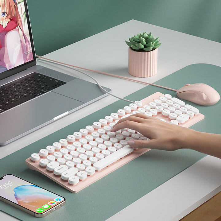 Unleash Your Productivity with the Fashion Minimalist External Wired Laptop Keyboard